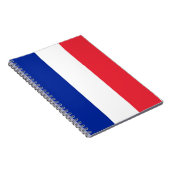 Notebook mit französischer Flagge Notizblock (Rechte Seite)
