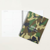Notebook mit grüner Camouflage Planer (Anzeige)