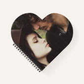 Notebook mit Heart Shaped Custom Foto Notizblock (Vorderseite)