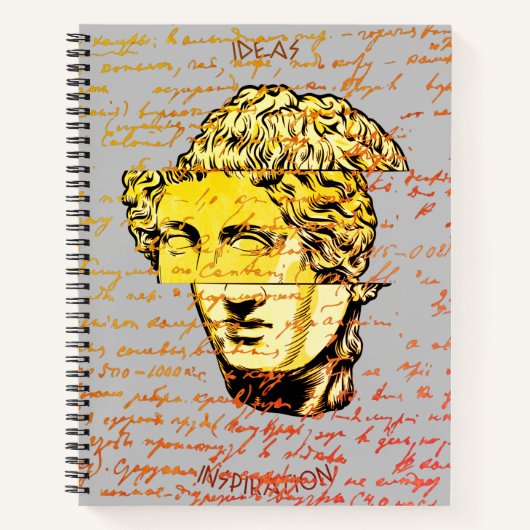 Notebook mit idealer Ansammlung, historischer Stil Notizblock (Vorderseite)