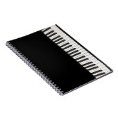 Notebook mit individuellen Klavierschlüsseln Notizblock (Rechte Seite)