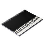 Notebook mit individuellen Klavierschlüsseln Notizblock (Linke Seite)