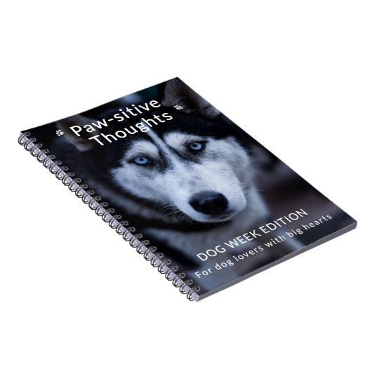 Notebook mit individueller Dog-Woche - Niedlich un Notizblock (Rechte Seite)
