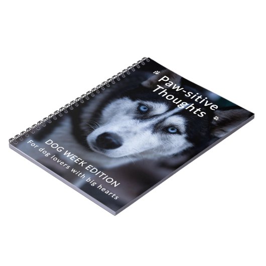 Notebook mit individueller Dog-Woche - Niedlich un Notizblock (Linke Seite)