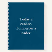 Notebook mit Inspiration Positive Affirmative Scho Notizblock (Vorderseite)