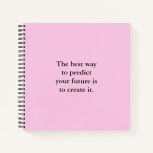 Notebook mit Inspiration Positive Affirmative Scho Notizblock