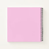 Notebook mit Inspiration Positive Affirmative Scho Notizblock (Rückseite)