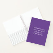 Notebook mit Inspiration Positive Affirmative Scho Notizblock (Innenseite)