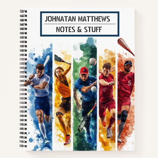 Notebook mit Inspirationsfunktion Notizblock (Vorderseite)