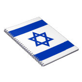 Notebook mit israelischer Flagge Notizblock (Rechte Seite)