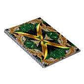 Notebook mit jamaikanischen Farben - Abstract Desi Notizblock (Rechte Seite)