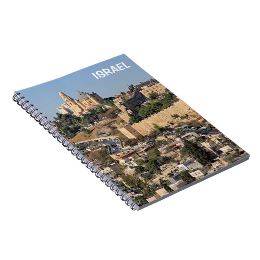 Notebook mit Jerusalem in Israel Notizblock (Rechte Seite)