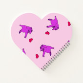 Notebook mit Kitty-Liebe Notizblock (Rückseite)