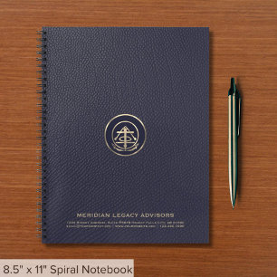Notebook mit klassischem Logo Notizblock