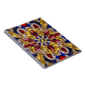 Notebook mit kolumbianischer Farbe Abstract Design Notizblock (Rechte Seite)