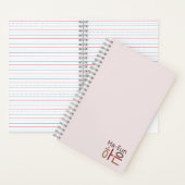 Notebook mit koreanischem Namen (Ha-Eun 하 은) Notizblock (Innen)