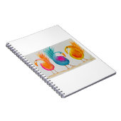 Notebook mit Kunst Notizblock (Rechte Seite)