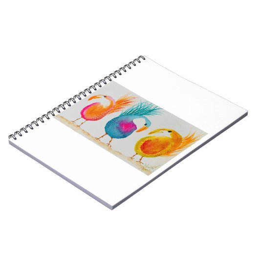Notebook mit Kunst Notizblock (Linke Seite)