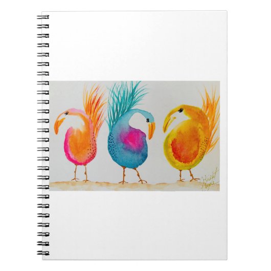 Notebook mit Kunst Notizblock (Vorderseite)