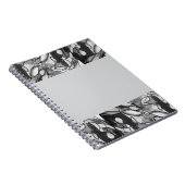 Notebook mit "Lack of Blue"-Grafik Notizblock (Rechte Seite)
