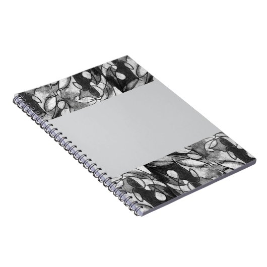 Notebook mit "Lack of Blue"-Grafik Notizblock (Rechte Seite)