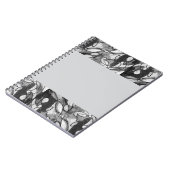 Notebook mit "Lack of Blue"-Grafik Notizblock (Linke Seite)