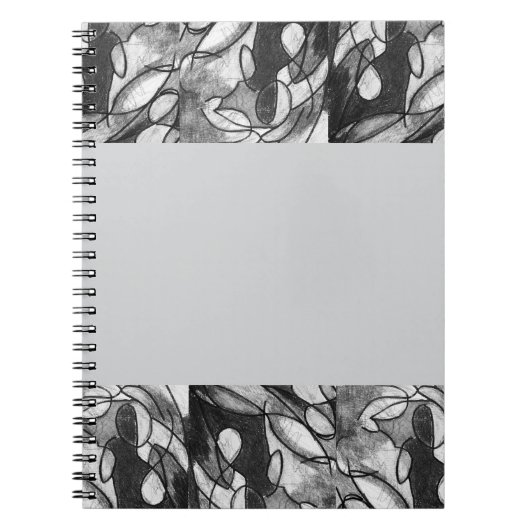 Notebook mit "Lack of Blue"-Grafik Notizblock (Vorderseite)