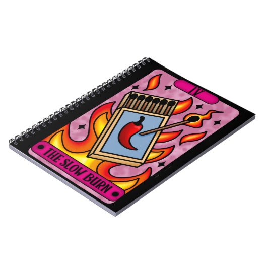 Notebook mit langsamem Tarot Notizblock (Linke Seite)