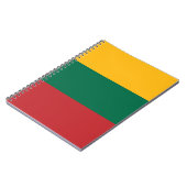 Notebook mit litauischer Flagge Notizblock (Linke Seite)