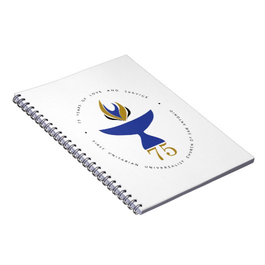 Notebook mit Logo Notizblock (Rechte Seite)