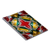 Notebook mit Los Angeles Colors Abstract Design Notizblock (Rechte Seite)