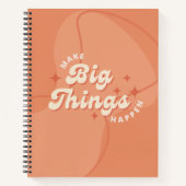 Notebook mit "Make Big Things Happen" Notizblock (Vorderseite)