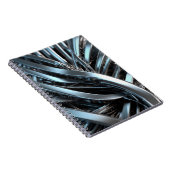 Notebook mit Metallic Abstract Design - Sleek und Notizblock (Rechte Seite)