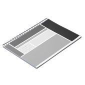 Notebook mit modularen Geometrien Notizblock (Linke Seite)