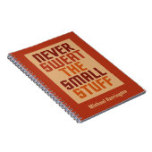 Notebook mit motivierend individuelle Name Notizblock (Rechte Seite)