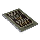 Notebook mit motivierend individuelle Name Notizblock (Rechte Seite)