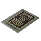 Notebook mit motivierend individuelle Name Notizblock (Linke Seite)