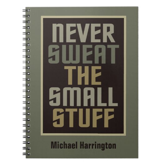 Notebook mit motivierend individuelle Name Notizblock (Vorderseite)
