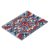 Notebook mit niederländischer Farbe Abstract Desig Notizblock (Linke Seite)