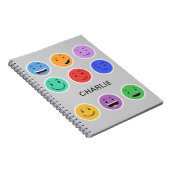 Notebook mit niedlichem individuelle Name Notizblock (Rechte Seite)