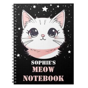 Notebook mit Niedlicher Chat Notizblock