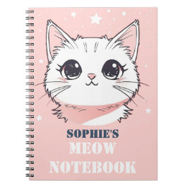 Notebook mit Niedlicher Chat Notizblock