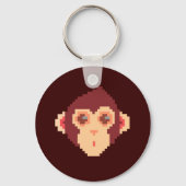 Notebook mit niedlicher pixeliger Oberfläche Schlüsselanhänger (Vorderseite)