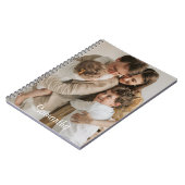 Notebook mit personalisiertem Foto individuelle Na Notizblock (Linke Seite)