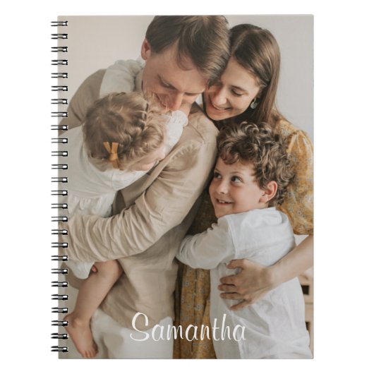 Notebook mit personalisiertem Foto individuelle Na Notizblock (Vorderseite)