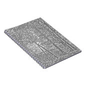 Notebook mit Pointillistischen Bäumen Notizblock (Rechte Seite)