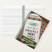 Notebook mit prickly Heat Cover für medizinische P Notizblock (Innen)