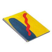 Notebook mit Primärfarben Notizblock (Rechte Seite)