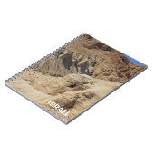 Notebook mit Qumran-Tal in Israel Notizblock (Linke Seite)