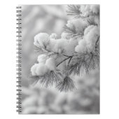 Notebook mit Schneeballabdeckung Notizblock (Vorderseite)